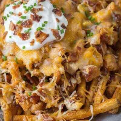 Chicken Bacon Ranch Loaded Fries