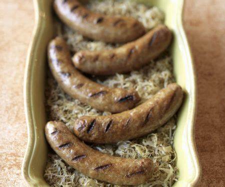 Sauerkraut with Bratwurst