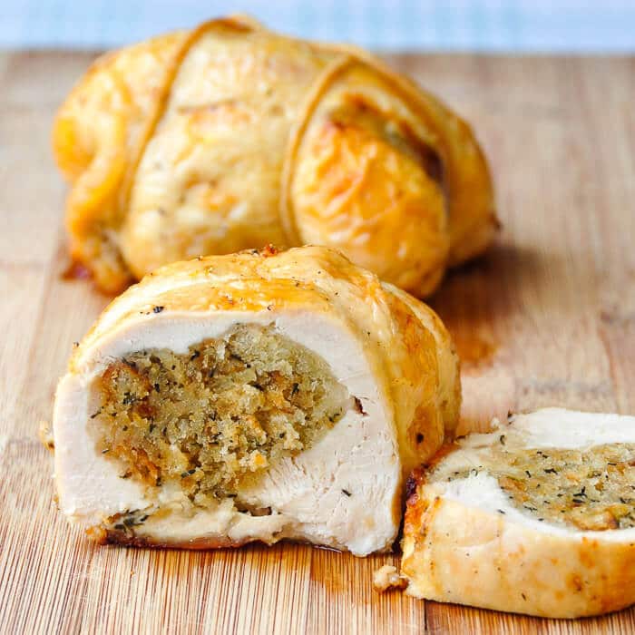 chicken breast with sage stuffing