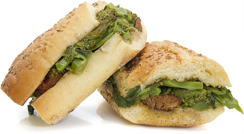 Sausage Broccoli Rabe Sandwich