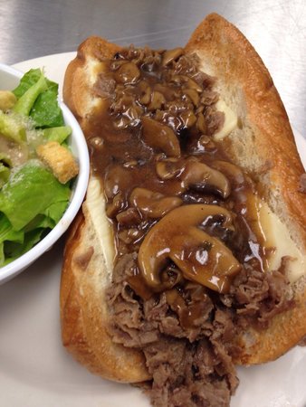 Open-Faced Roast Beef Sandwich